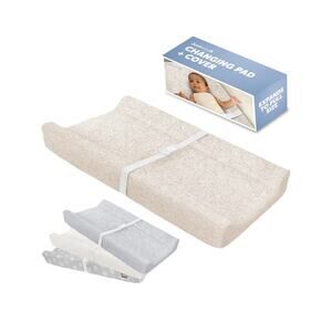 NWOT Jool Baby Serenity Soft Changing Pad + Washable Cover, Non-Slip (Cloud)